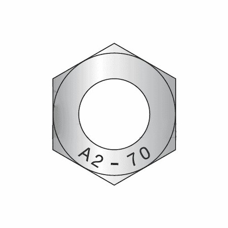 Hex Nut, M14-2.00, Stainless Steel, Not Graded, Plain, 11 Mm Ht, 100 PK